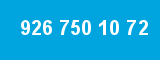 926 750 10 72